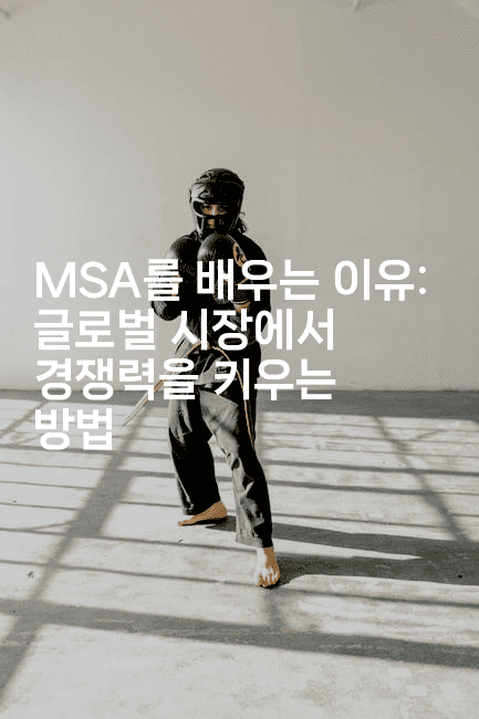 MSA를 배우는 이유: 글로벌 시장에서 경쟁력을 키우는 방법-테크박스