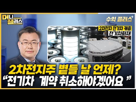 2차전지 볕들 날 언제?ㅣ실적부진에 주가 흔들ㅣ"전기차 계약 취소해야겠어요"발칵 대형 악재 터졌다ㅣ[#김동엽의 수익플러스]ㅣ머니플러스