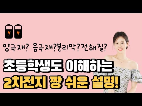 2차전지 어렵다면? 이 영상을 시청하세요? 양극재, 음극재, 분리막, 전해질 완벽 이해시켜드림?